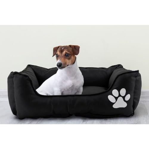 Briconess.com Haustierkissen für Hunde, Katzen, gepolstert, mit Oxford-Bezug und rutschfestem Boden, 75 x 54 x 15 cm
