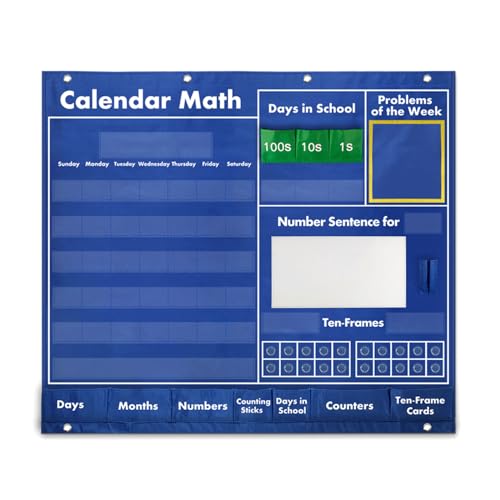 Kalender Taschendiagramm Mathe Taschendiagramm Für Kinder Ab 3 Jahren Klassenzimmer Taschendiagramm Lehrmittel Für Datum Mathematik Zählen Mathe Taschendiagramm Für Klassenzimmer Täglicher