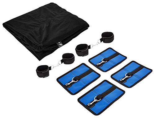 Sportsheets - BDSM Bettlaken Set, XL, Schwarz, 1 Stück