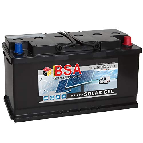 BSA Solarbatterie Gel Batterie 70Ah 12V Blei Gel Akku Boot Wohnmobil Wohnwagen Schiff Marine Batterie