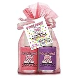 Piggy Farbe ungiftig Mädchen Nagellack - Sicher, ohne Chemikalien - Rainbow Sprinkles 2 Pack