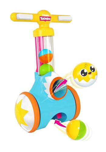 TOMY Lernspiel für Kinder "Pic'nPop" mehrfarbig - hochwertiges Kleinkindspielzeug - Spielzeug für draußen und drinnen mit großem Spaßfaktor - ab 18 Monate