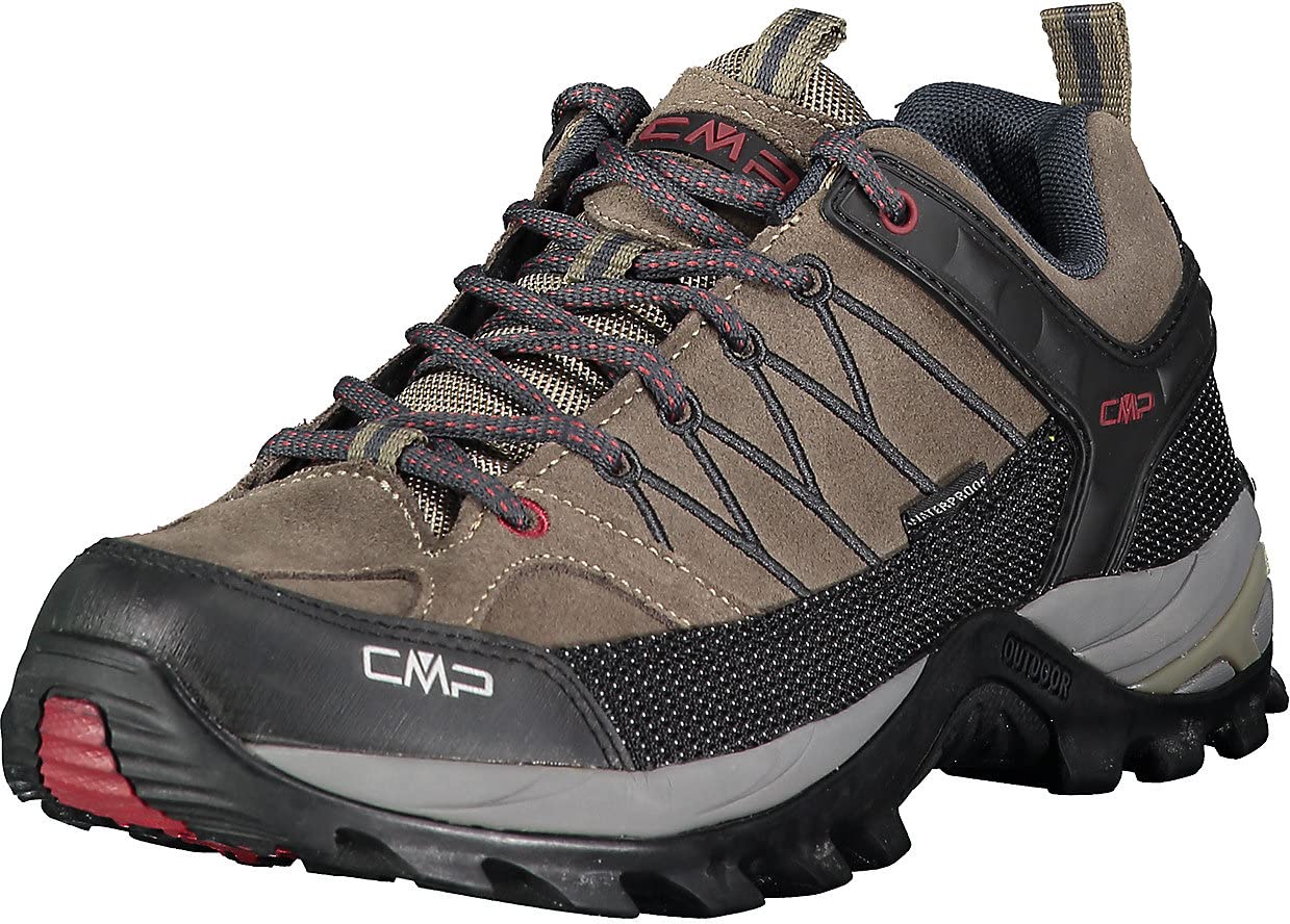 CMP Herren Rigel Low Shoes Wp Trekking-& Wanderhalbschuhe, Torba Antracite, 43 EU