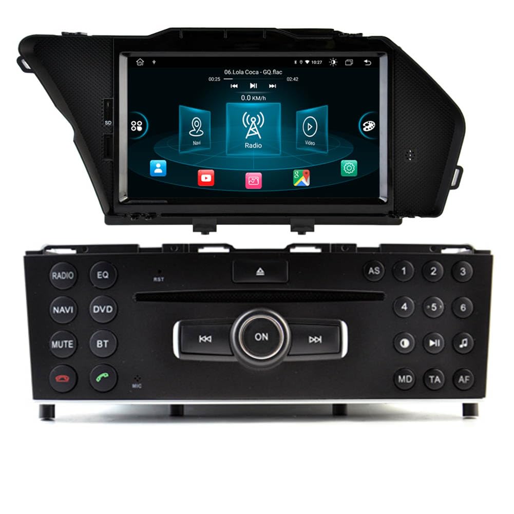 Autosion Autoradio Android 9.0 für Mercedes Benz GLK Klasse X204 2008 2009 2010 2011 2012 Octa Core 4G +64G Navigationsgerät DVD Player unterstützt GPS Navigation