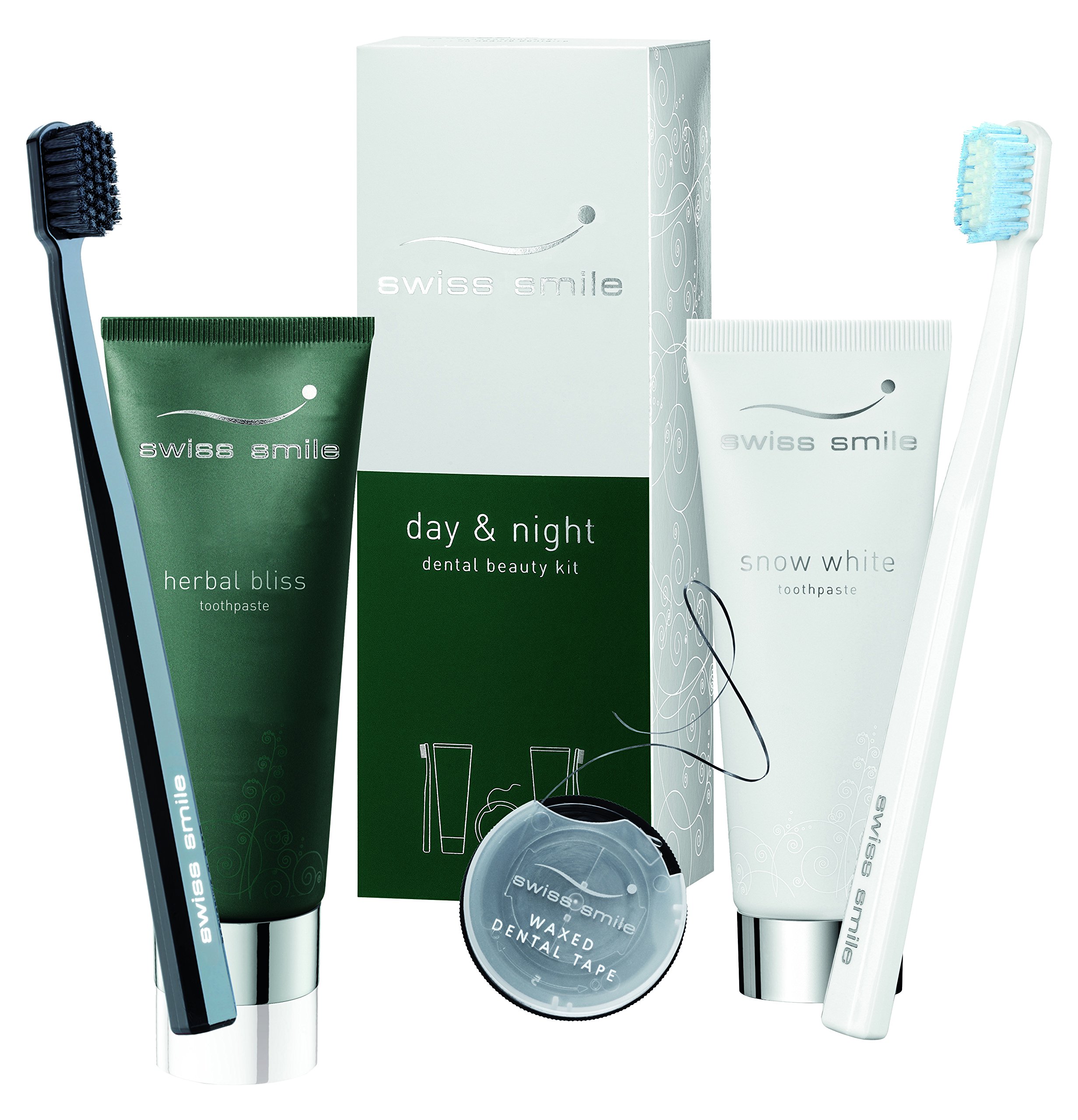 Swiss Smile Day & Night Dental Beauty Kit, 150 ml