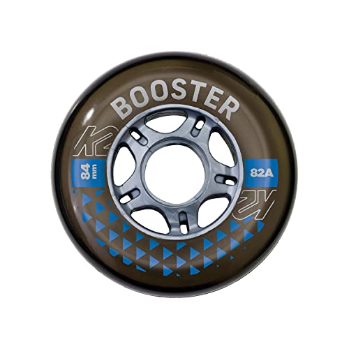 K2 Skates Unisex – Erwachsene Rollen Booster 84MM 82A 4-Wheel Pack — Black — 84mm — 30F3008