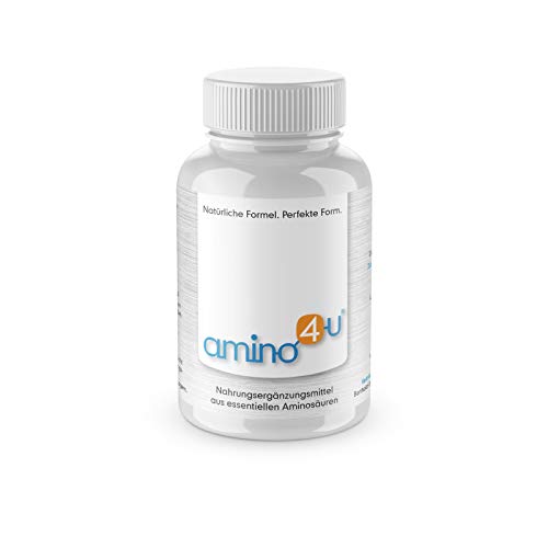 Amino4U alle 8 essentiellen Aminosäuren Muskelaufbau Dose, 120g