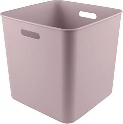 Sunware 10 Stück Basic Cube Box 25 Liter - 31,8 x 31,8 x 31,1cm - Rosa