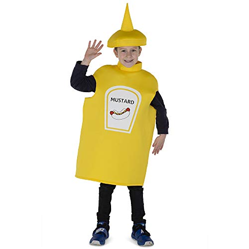 Dress Up America Kostüm mit gelber Senfflasche für Kinder - Größe Klein (4-6 Jahre)