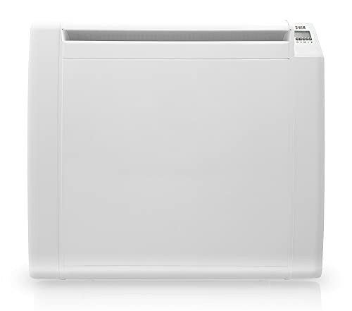 HJM AMC1500 Keramik-Heizstrahler, energiesparend, programmierbar, LCD-Display, 1500 W, Weiß, 230 V