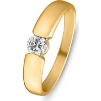 CHRIST Damen-Damenring 1 Diamant 52 Weißgold 32013385