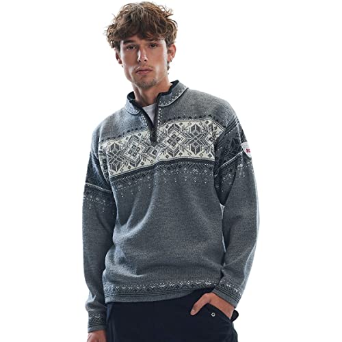 Dale of Norway Herren Blyfjell Sweater Wollpullover Grau L