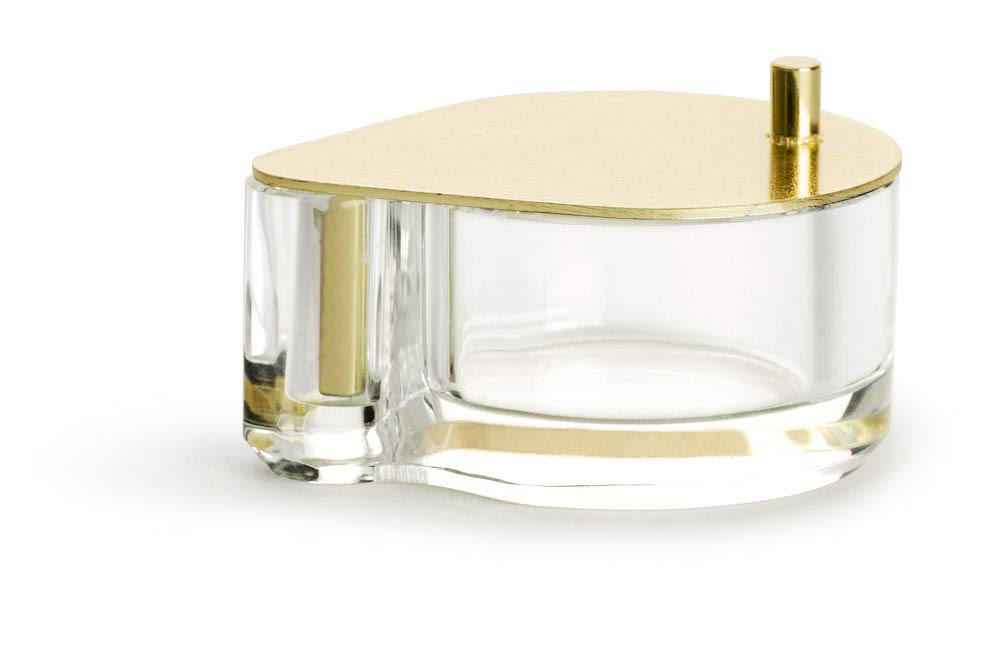 Sagaform Gold Swing Tea Light Holder Teelichthalter, Glas, Mehrfarbig, One Size