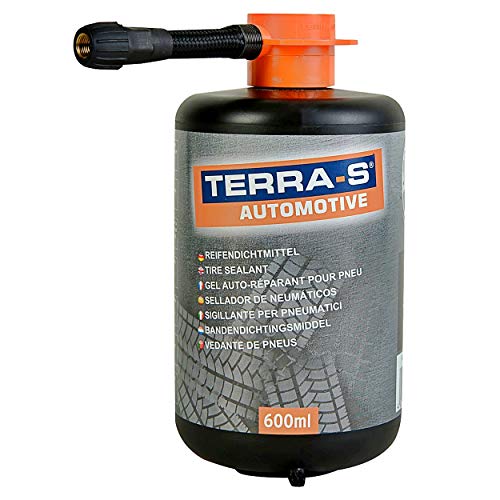 Reifendichtmittel Ersatzflasche 600ml Terra-S | Nachfüllflasche Reifenreparatur Auto | Reifendicht, Reifen Reparaturset