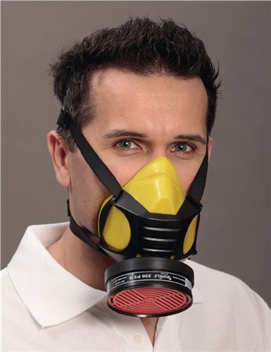 EKASTU Atemschutzhalbmaske (EN 140 / ohne Filter, Silikon) - 433227 370778