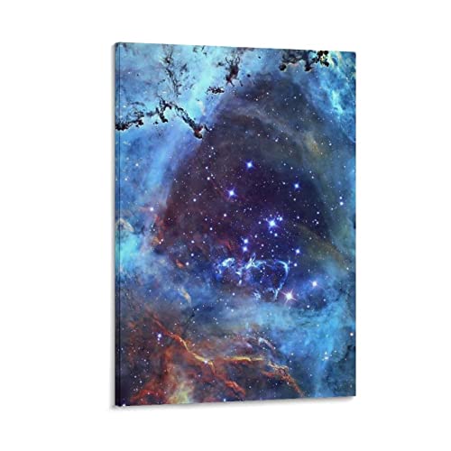XXJDSK Druck Auf Leinwand Milky Way Rosetta Nebula Stardust Moderne Familien-Schlafzimmer-Dekor-Poster 60X90cm Kein Rahmen