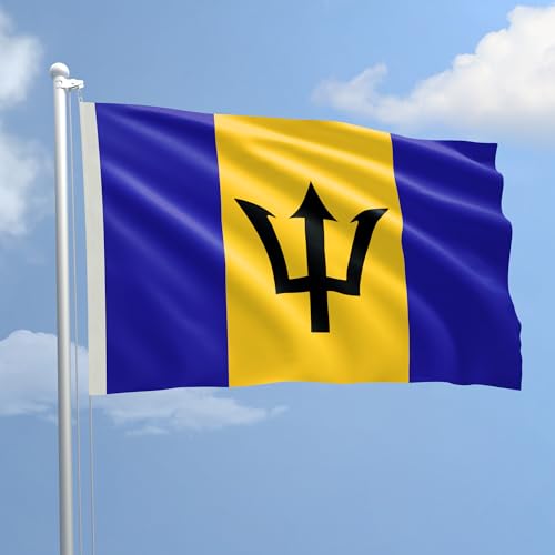 Flagge Barbados aus Stoff marine Größe 100 x 150 zum Production
