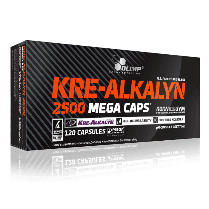 Olimp Kre-Alkalyn 2500 Mega Caps - 4400mg - Kreatin - 120 Kapseln
