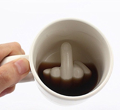 OAMORE Kaffeetasse Have A Nice Day "Fuck You" Tasse lustige Kaffeetasse Teetasse Keramik Tasse (Style5)