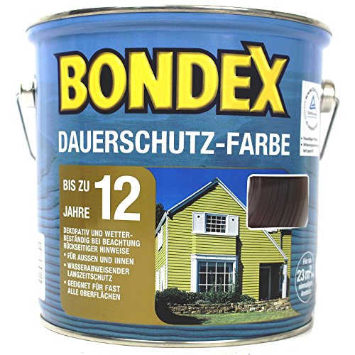 Bondex Dauerschutz-Farbe 4 Liter Champagner (cremeweiß)