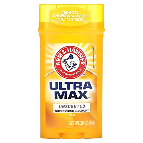 Arm & Hammer Ultramax Deodorant Antiperspirant Invisible Solid Wide Stick, Unscented, 4.6 oz by Arm & Hammer