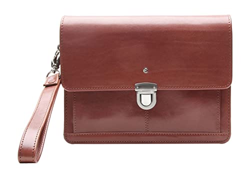 Esquire, Toscana Handgelenktasche Leder 24,5 Cm in rot, weitere Taschen für Herren