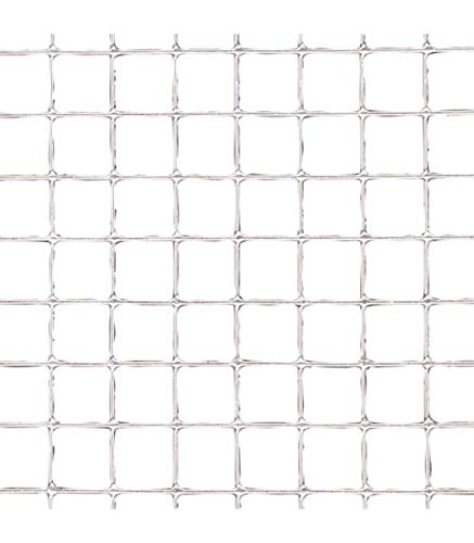 SATURNIA AF01201200 Elektrogeschweißtes Gitter, verzinkt, 6 x 6/60 cm, Rolle 25 m, für den Hausgebrauch, Grau