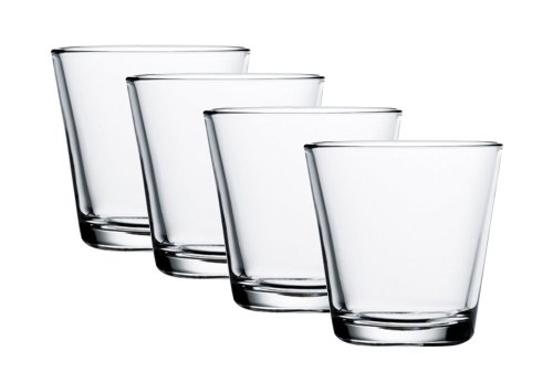Iittala Kartio, Glas, Transparent, 7.9 x 7.9 x 0.2 cm, 4-Einheiten