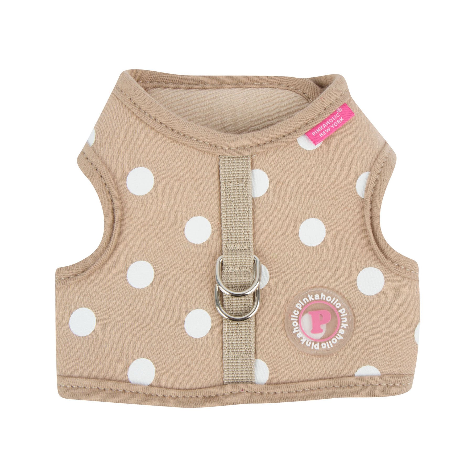 Pinkaholic New York NARA-HJ7318 Hunde Bekleidung Sassa Pinka Harness, S, beige