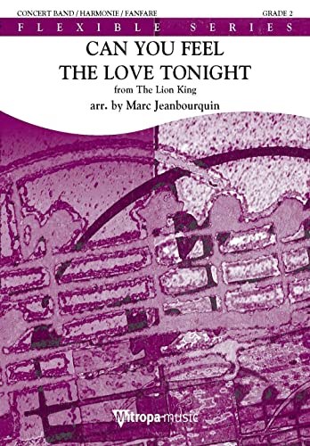 Can You Feel the Love Tonight-4-Part Flexible Band and Opt. Piano-SET