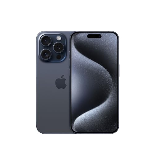 Apple iPhone 15 Pro (256 GB) - Titan Blau (Generalüberholt)
