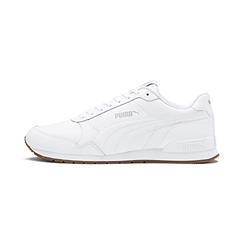 PUMA Unisex-Erwachsene St Runner V2 Full L Sneaker,Weiß(Puma White-Gray Violet 09),38.5 EU(5.5)