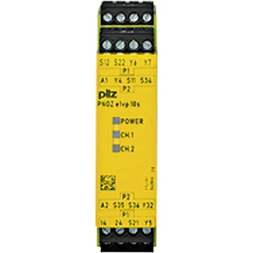 PILZ Sicherheitsschaltgerät PNOZ e1vp 10/24VDC 1so 1so t Betriebsspannung: 24 V/DC 2 Schließer (B