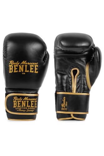 BENLEE Boxhandschuhe aus Leder BASHER Black/Gold 20 oz
