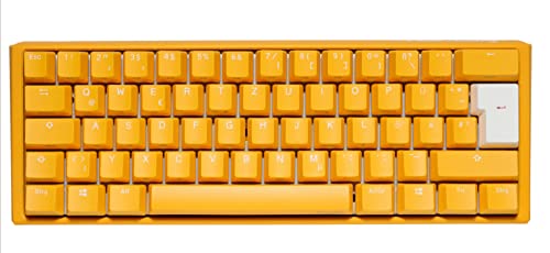 Ducky One 3 Yellow Mini Gaming Tastatur, RGB LED - MX-Black
