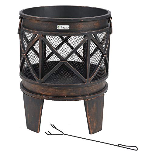 Tepro 1127 "Gracewood" Fire Basket - Bronze (12-Piece)