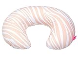 Motherhood Stillkissen ergonomisch, Öko-Tex Standard 100, Zebra apricot