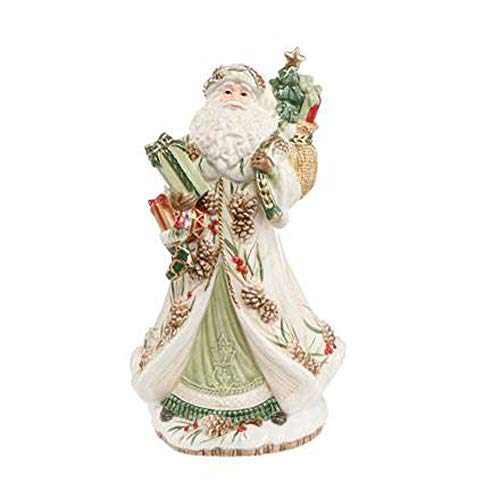 Goebel FF S SU Santa mit Geschenken grün und MW Fitz and Floyd Fitz Floyd Christmas Collection Bunt Steingut 51001201