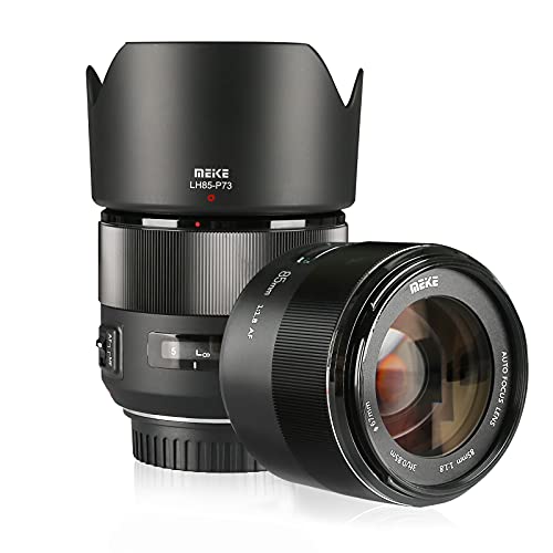 Meike 85mm f1.8 Großer Full Frame Autofokus Prime Teleobjektiv für EOS EF Mount Kamera kompatibel mit APS-C Organisationen wie 1D 5D3 5D4 6D 7D 70D 550D 80D by Zenith Digital Bay
