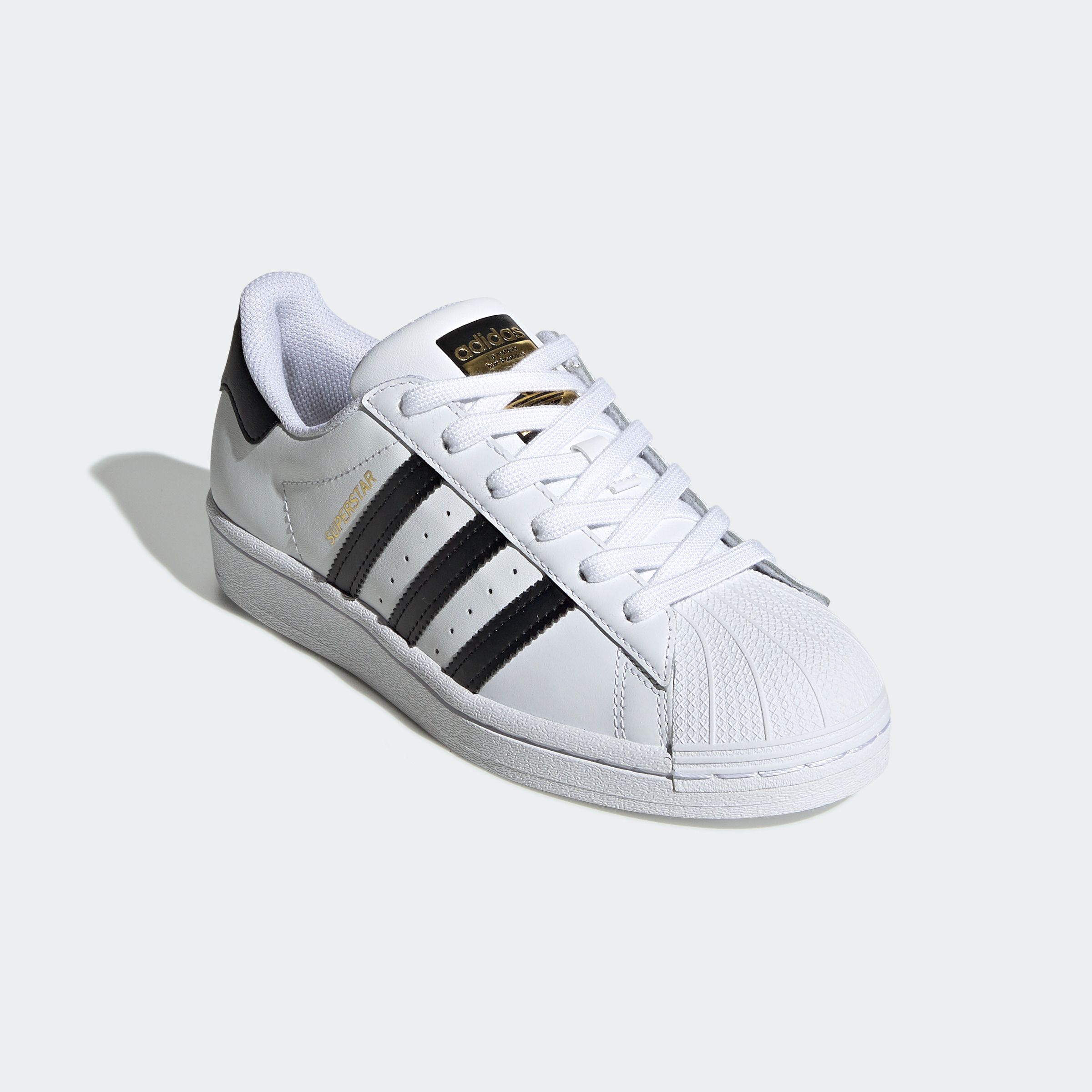 adidas Unisex-Kinder Superstar C Sneaker, FTWR White/Core Black/FTWR White, 33 EU