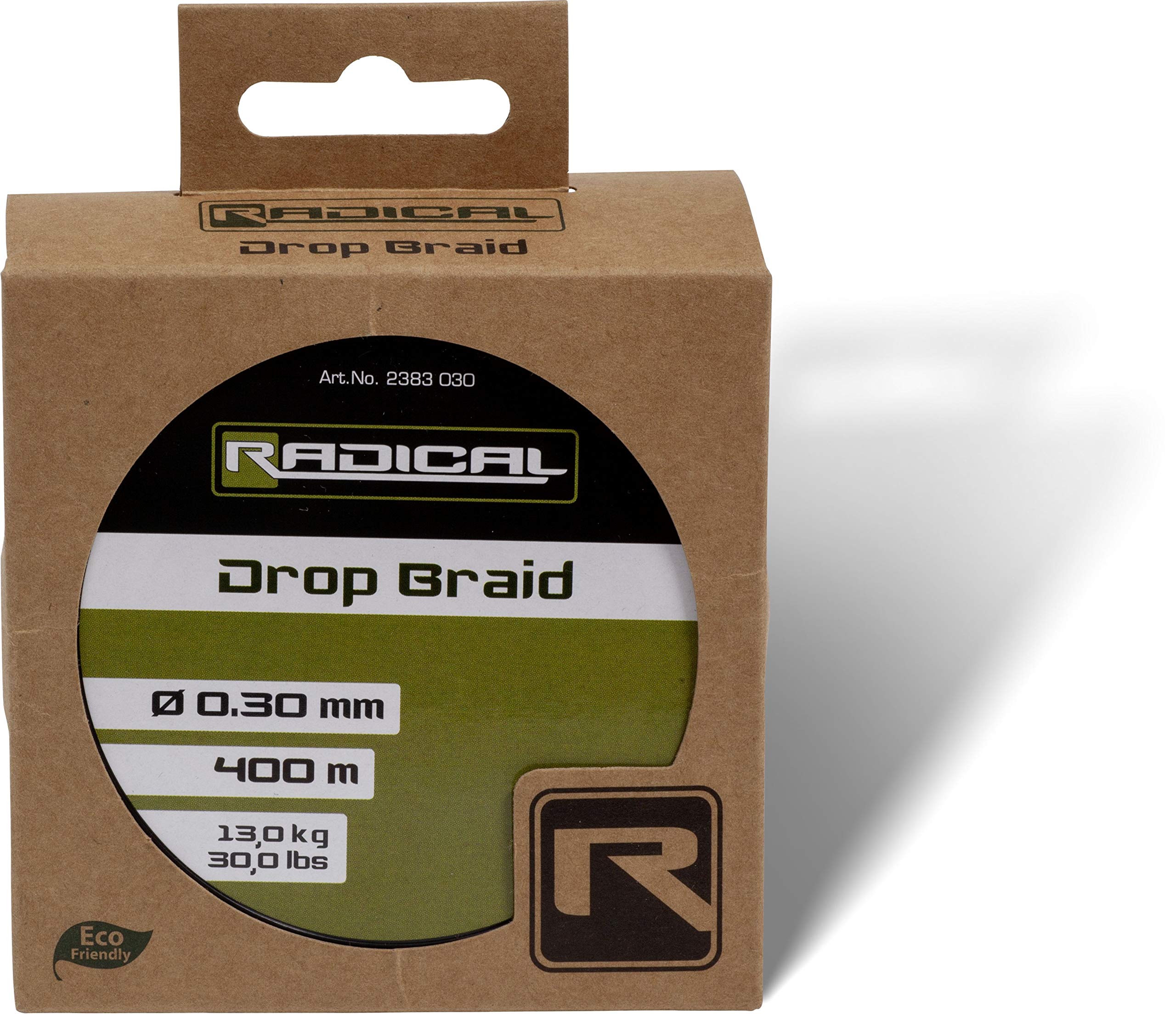 Radical Ø0,25mm Drop Braid 400m 11,3kg,25lbs dunkelgrün, 400 m