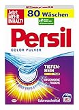 Persil, Color Pulver, Colorwaschmittel, 80 Waschladungen, kraftvolle Fleckenentfernung für hygienisch reine Wäsche