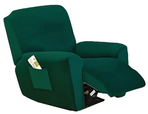 YHWW 4-Teilig Stretchhusse für Relaxsessel Sesselbezug für Relaxsessel Stretch Sessel-Überwürfe Husse für Relaxsessel 1 Sitzer Sesselschoner Fernsehsessel Bezug Sesselbezug (Color : #71)