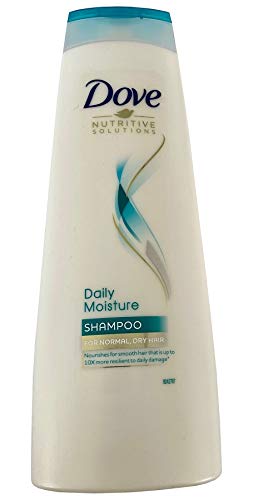 Dove Shampoo - Daily Moisture (Tägliche Feuchtigkeit) pflegt normales bis trockenes Haar - 3er Pack (3 x 250 ml)
