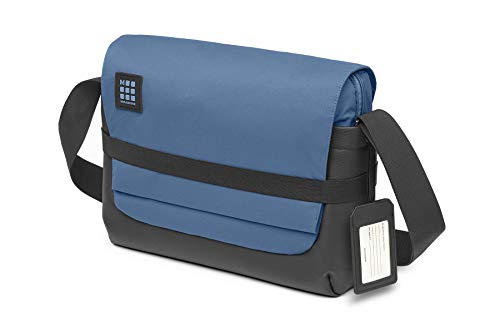 Moleskine Kuriertasche für die Arbeit, Gerätetasche (für Tablet, Laptop, PC, Notizbuch und iPad bis 15 Zoll, Größe 39 x 13 x 28 cm) boreal blau