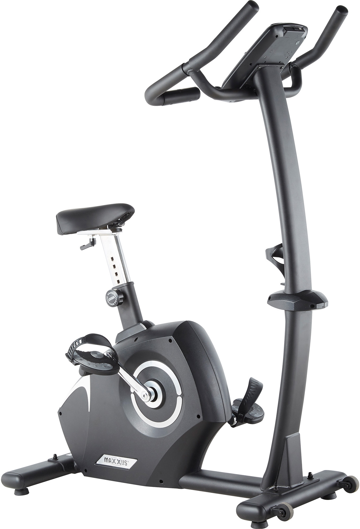 MAXXUS Ergometer Bike 4.2 - APP-Steuerung über Bluetooth, 16 Widerstandsstufen, Fitnessbike bis 160 kg hoch belastbar