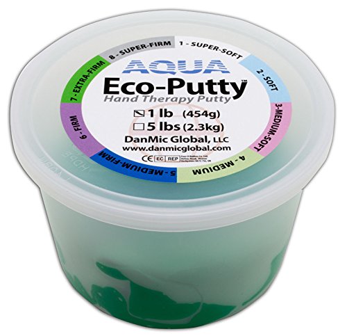 Therapieknete AQUA Eco Putty | PROFI-Line | 454 g (extra-firm | sea-grass-green)