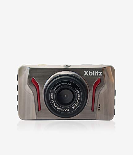 Xblitz Ghost, Autokamera 1920x1080p, Wide Dynamic Range, Solide Auto Grip, G-Sensor, Bewegungsmelder, Dash cam Schwarz/Gold