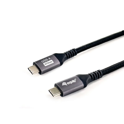 Equip USB Kabel 4.0 C -> C St/St 1.20m schwarz (12381)
