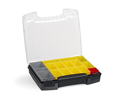 Ordnungssystem für Schrauben | i-BOXX (schwarz) mit Insetbox B3 | Ideal für i-BOXX RACK & LS-BOXX | Ideale Schrauben Aufbewahrung Box